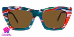 Floral Green / Brown • Feel the Color Vibe