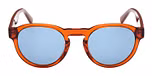 SHINY LIGHT BROWN / SHINY DARK BROWN / BLUE