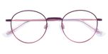 matte painted purple / metallic pink