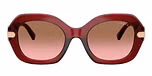Transparent Bordeaux / Red / Pink Gradient Brown