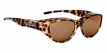 Brown Cheetah (POLARVUE® Amber) / Swarovski Crystals