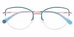 Gloss teal / Rose gold