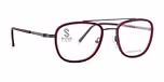 Burgundy / Gun-metal 
