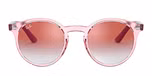 TRASPARENT PINK / pink / clear gradient red mirror red
