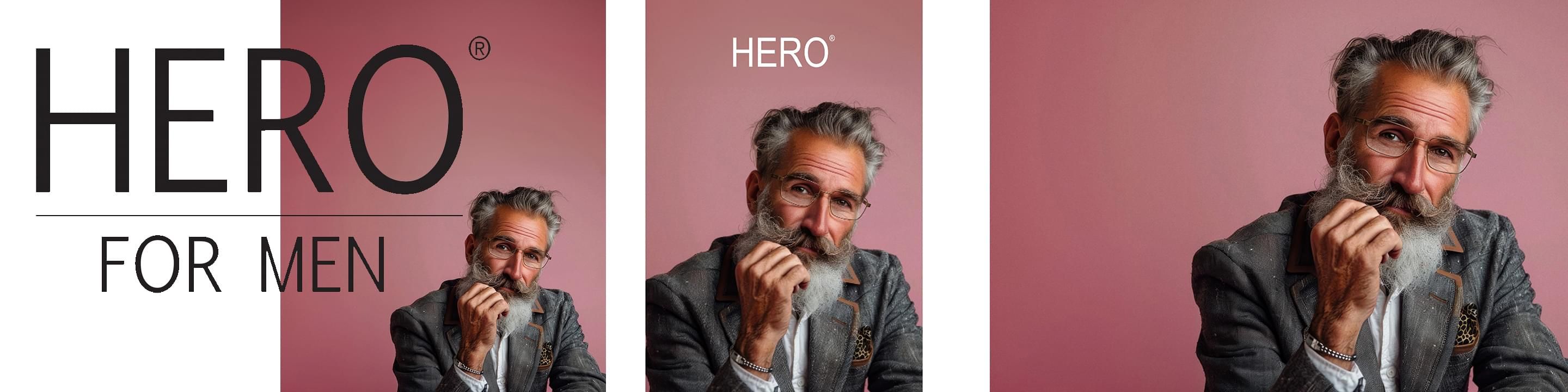 Hero For Men designer sunglassess desktop banner