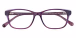 Gloss purple & tort layered front / 
Purple crystal temples