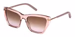 SHINY TRANSP. POWDER / BROWN GRADIENT PINK