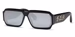 SHINY BLACK / SMOKE/MIRROR SILVER