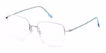 silver / blue