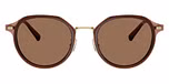 Satin Light Gold / Brown Solid