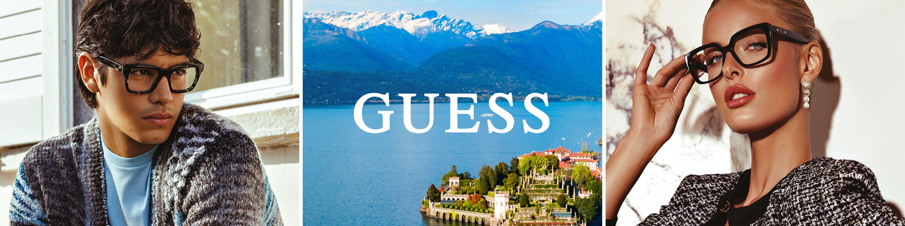 Guess designer sunglassess desktop banner