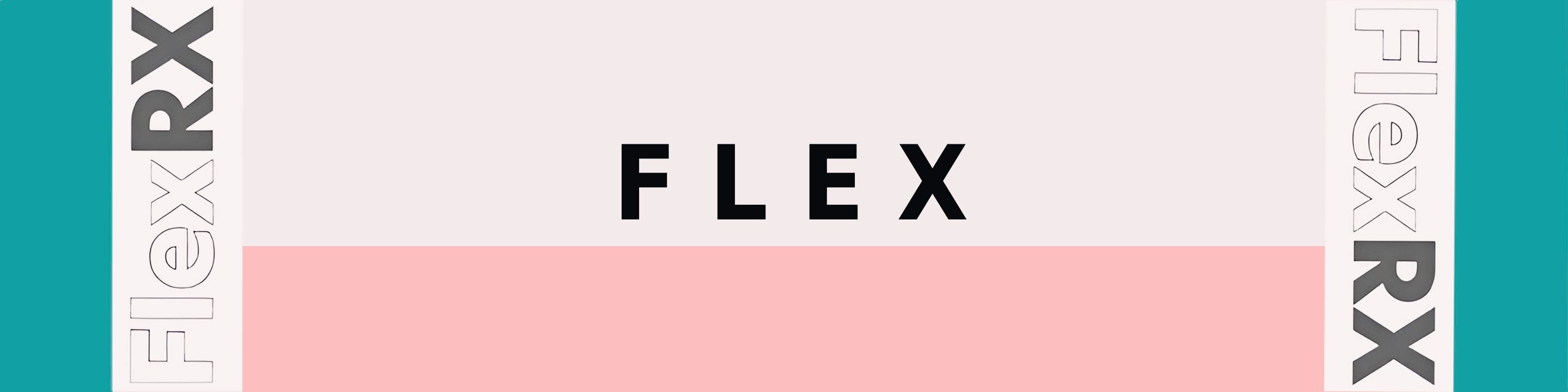 FLEX designer sunglassess desktop banner