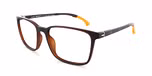 Black with Orange Tips