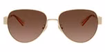 Shiny Light Gold / Brown Gradient Polarized