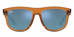 Transparent Camel Brown / Light Blue