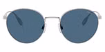 Brushed Silver / Dark Blue