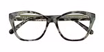 Gloss grey tort  / Crystal olive & rhodium