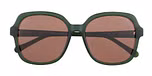 Palm leaf khaki / Solid brown (Cat 3)