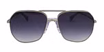 Matt silver / Black / Gradient grey lens