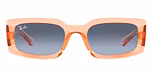 Transparent Orange / Blue / grey gradient
