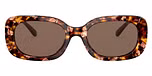 Pearlescent Amber Tortoise / Brown Solid