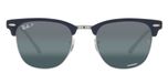 SILVER ON BLUE / blue / dark blue mirror polarized