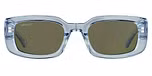 Shiny Transparent Blue / Mineral Polarized 555nm Cat 3 / Bio-Acetate