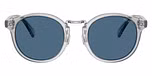 Shiny Transparent Grey / Dark Blue