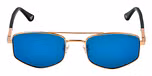 SHINY ENDURA GOLD / SMOKE/MIRROR BLUE