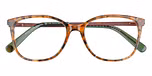  Gloss classic tort & Rose gold /
 crystal green