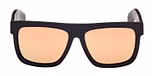 MATTE BLACK / MATTE BLACK / BROWN MIRROR