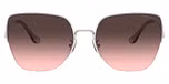 Shiny Silver / Grey Pink Gradient
