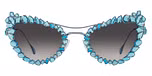 Matte Light Blue / Blue / Grey Gradient