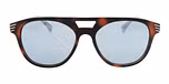 Tortoise+Crystal / Mirror effect grey color UV400 protection lenses