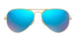 MATTE ARISTA / gold / crystal grey mirror blue (Flash Lenses)