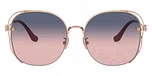 Shiny Rose Gold / Plum Purple Scarlet Gradient