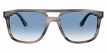Grey Havana / Clear Gradient Blue