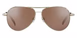 Shiny Bold Gold / Brown Mineral Polarized Drivers Gold Cat 3