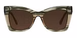 Brown, Green, Transparent / Brown Polarised lenses