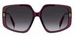 BURGUNDY / GREY SHADED