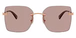 Shiny Rose Gold / Purple Solid