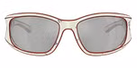 White / red / Mirror silver