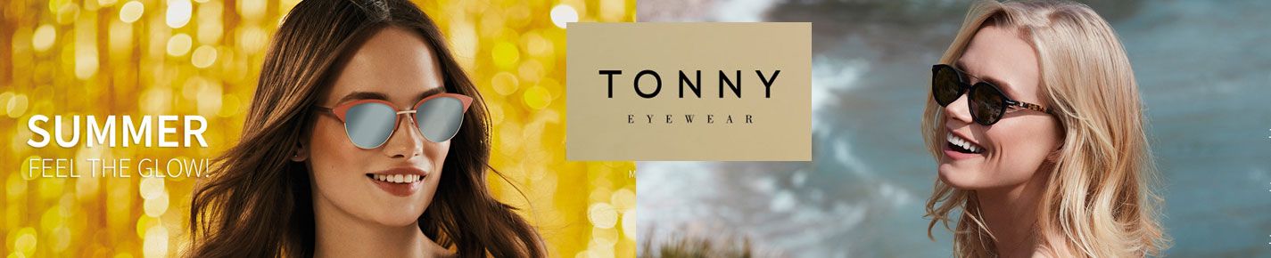Tonny designer sunglassess desktop banner