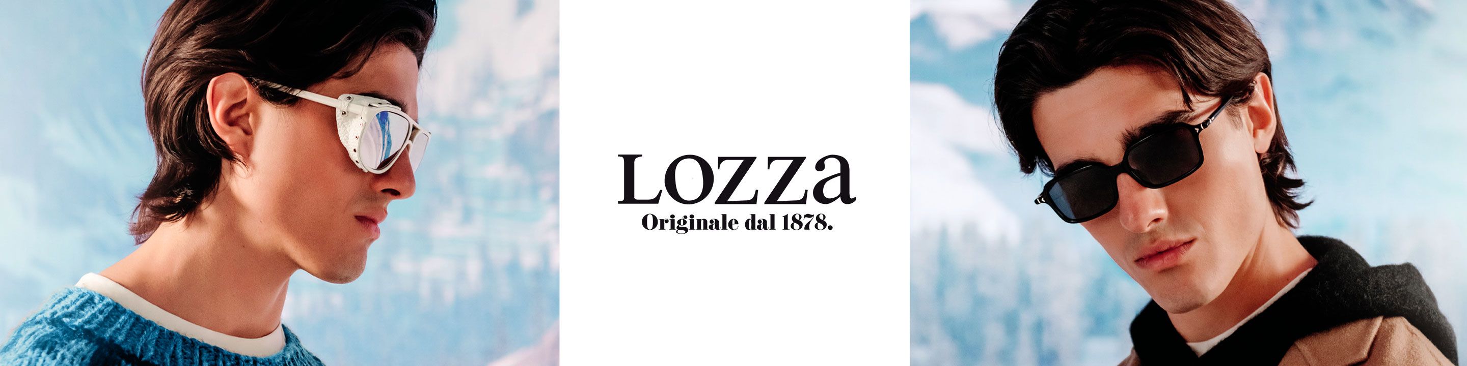 Lozza designer sunglassess desktop banner