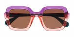 GRADIENT PLUM TO ORANGE