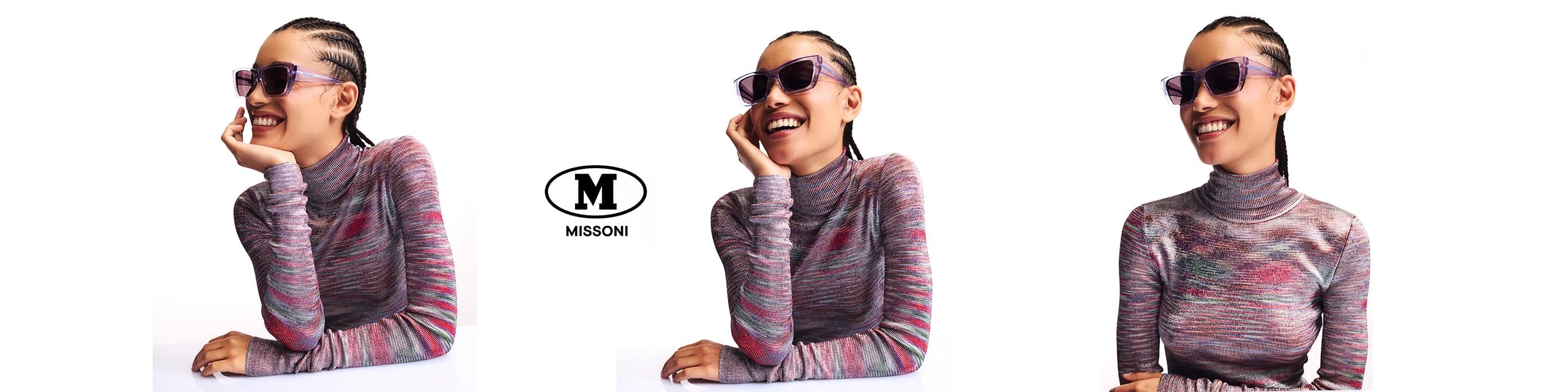 M Missoni designer sunglassess desktop banner