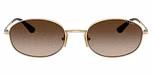 Pale Gold / Gradient Dark Brown