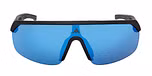 MATTE BLACK / MATTE BLACK / BLUE MIRROR