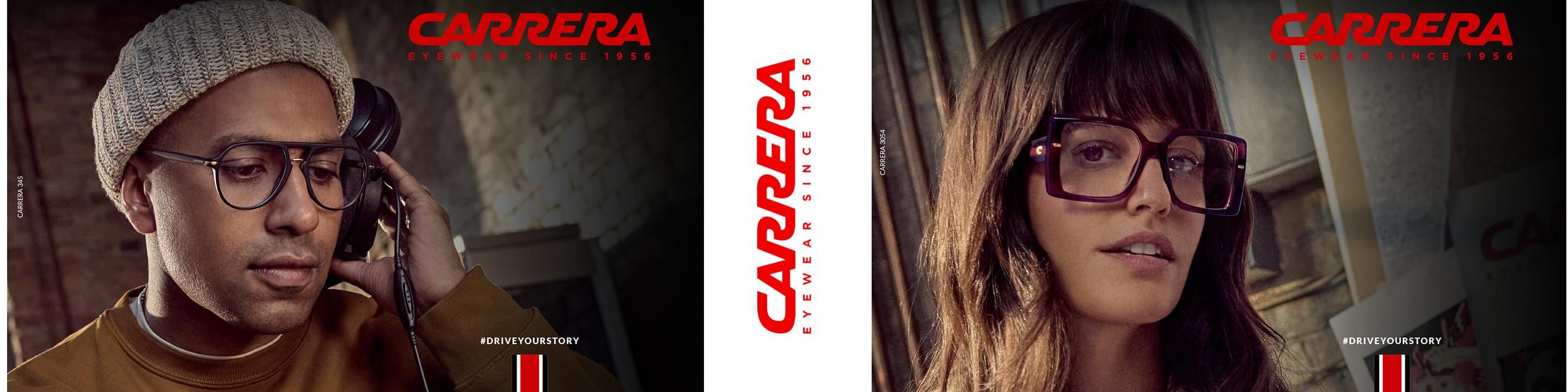 Carrera designer sunglassess desktop banner