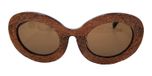 Brown with Glitter / Brown color UV400 protection lenses